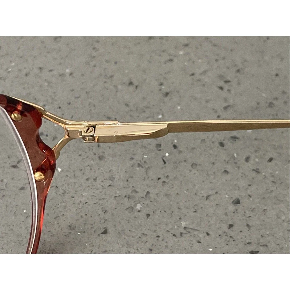 Gloria Vanderbilt 746 Zyloware 265 Gold & Pink Floral Eyeglass Frames Only